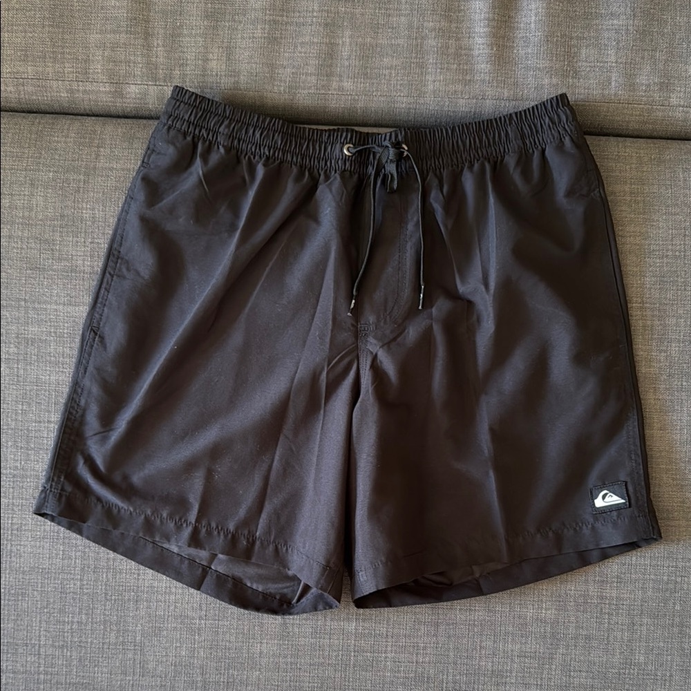Quiksilver Men's Black Hybrid Swim Shorts